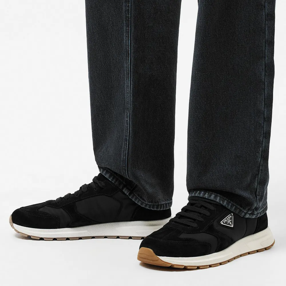 Prada Men's Runners in Black, additional product view 3