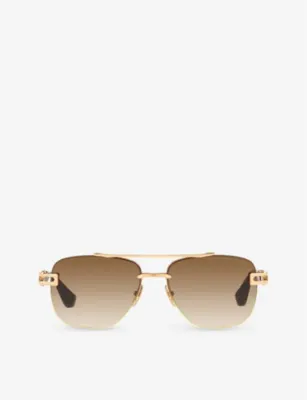 DITA DTS138-A-02-Z Grand-Evo One square-frame titanium sunglasses