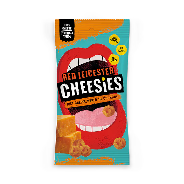 Cheesies Red Leicester Crunchy Popped Cheese 20g