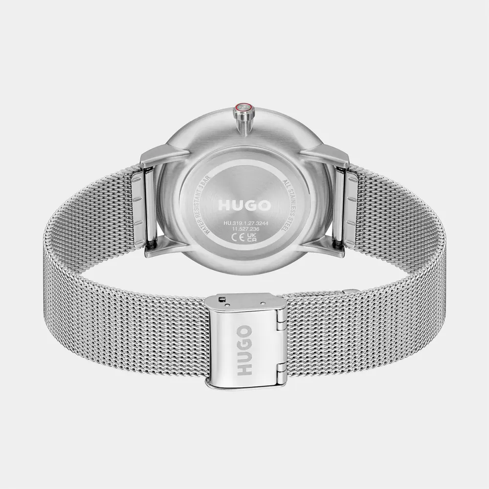 Hugo Gents HUGO #STYLE Stainless Steel Mesh Watch detail 2