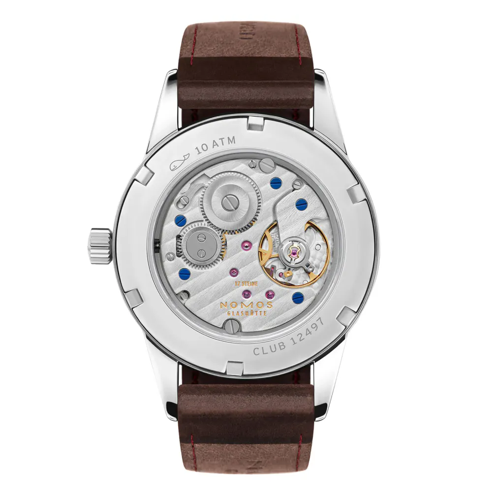 NOMOS Glashutte Club 36mm Unisex Watch in White, additional product view 2