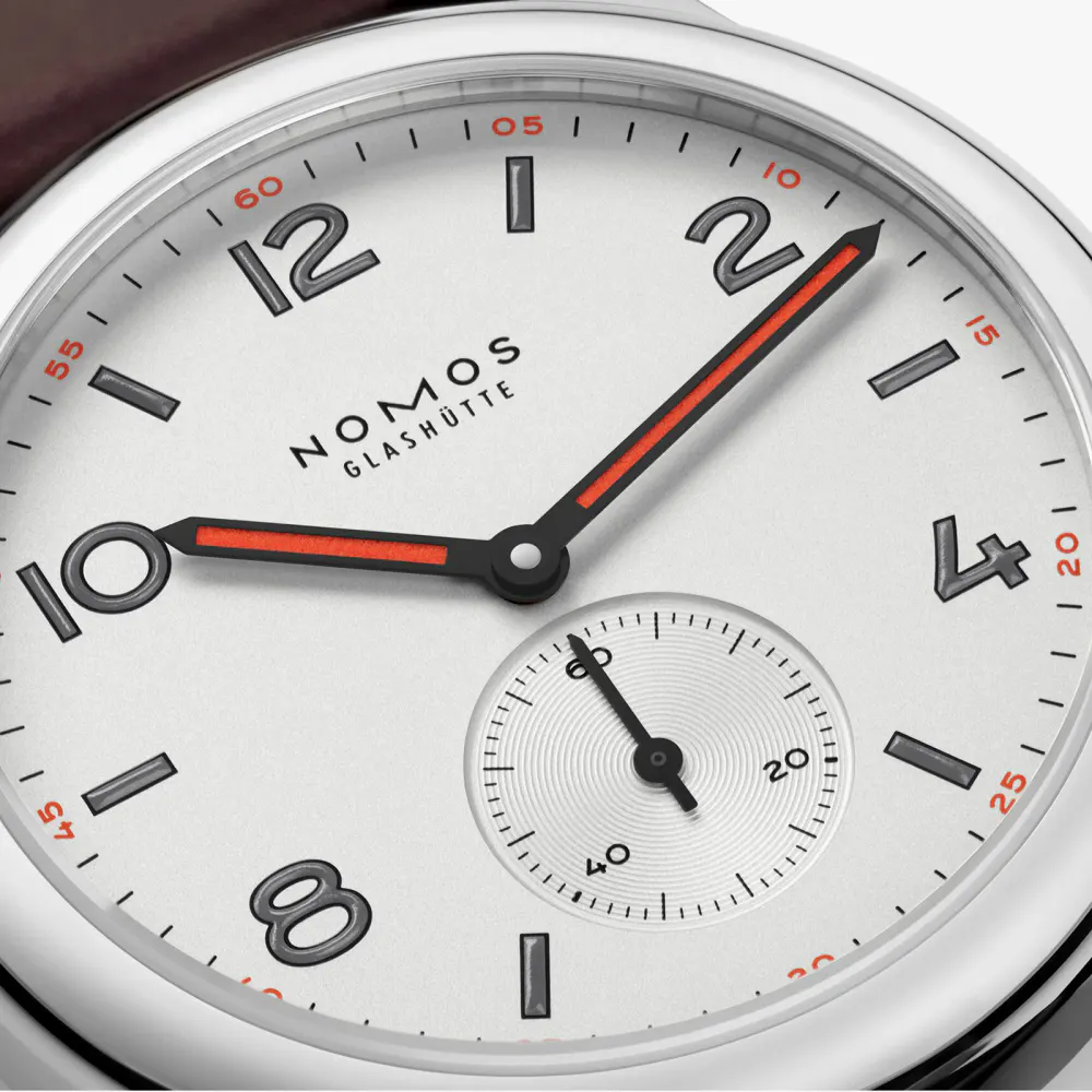 NOMOS Glashutte Club 36mm Unisex Watch in White, additional product view 3