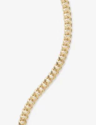 COMMONLINES Mini Cuban-Link Yellow Gold-Plated 925 Sterling-Silver Bracelet detail 3