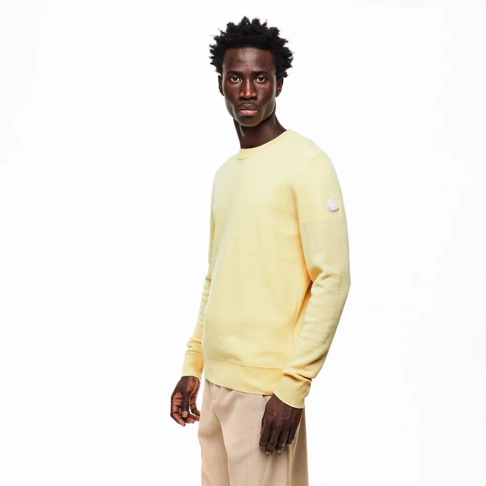 Moncler Men's Edit Crew Neck Jumper detail 3
