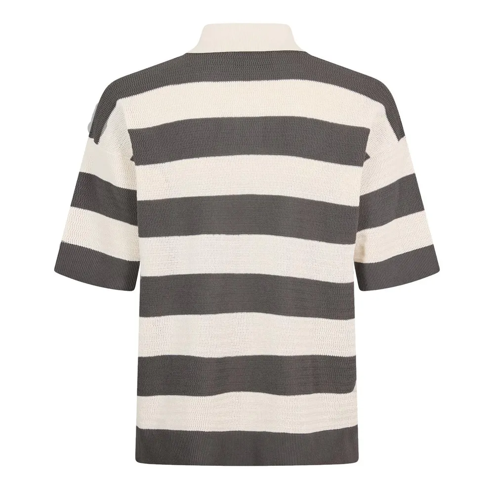 Ami Paris Mens Knit de Coeur Polo Shirt detail 2