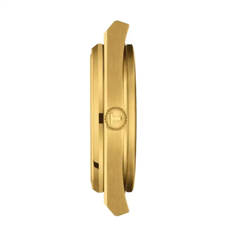 Tissot PRX Powermatic 80 40mm Mens Watch Gold detail 3