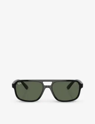 RAY-BAN RB4414M Scuderia Ferrari rectangle-frame nylon sunglasses