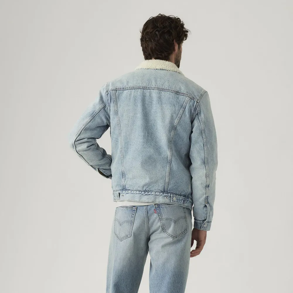Levis Men's Type 3 Sherpa Denim Jacket detail 3
