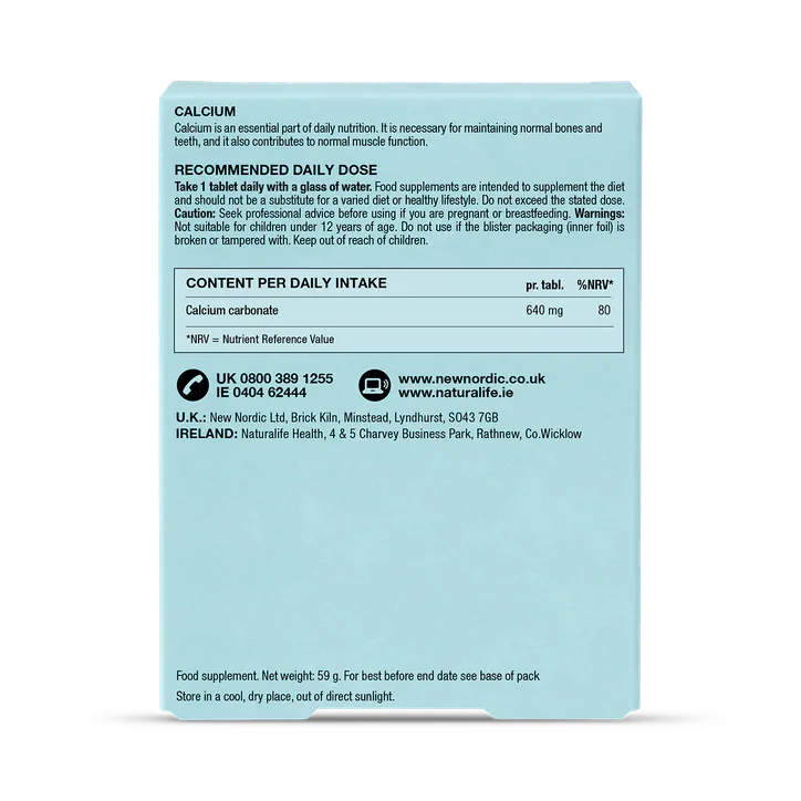 New Nordic Calcium Mega 30 Tablets detail 2