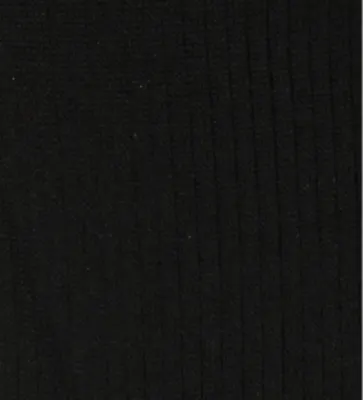 FALKE Ribbed knee-high wool-blend socks in 3009 BLACK, additional product view 2