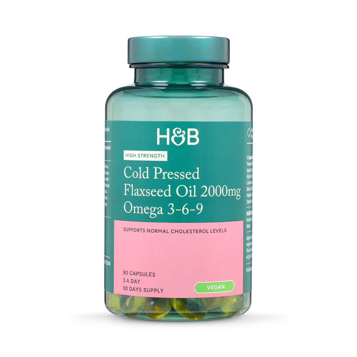 For Him Cold Pressed Flaxseed Oil 2000mg Omega 3-6-9 90 Capsules
