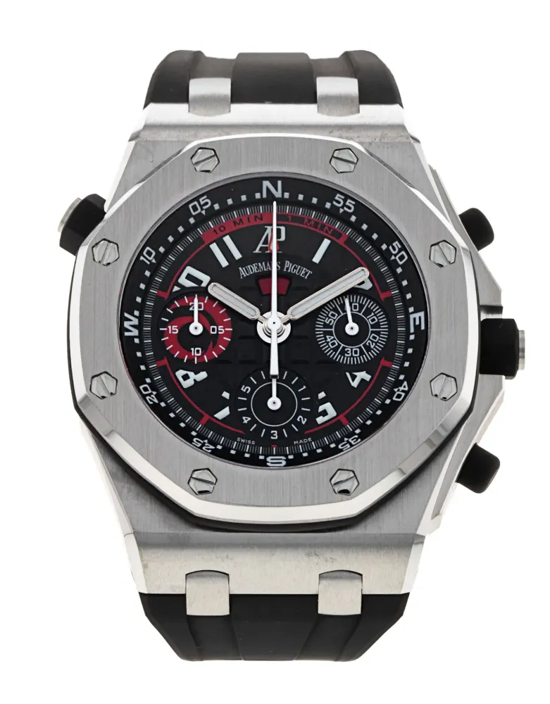 Audemars Piguet Royal Oak Offshore 26040ST.OO.D002CA.01 — 2002 — Excellent in Black Arabic – Pre-owned watches