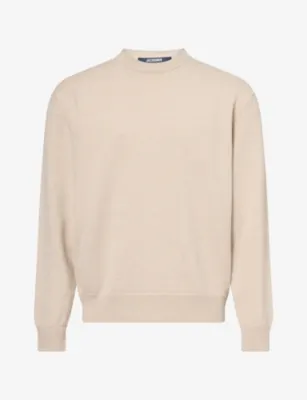JACQUEMUS Ribbed-Trim Wool Jumper