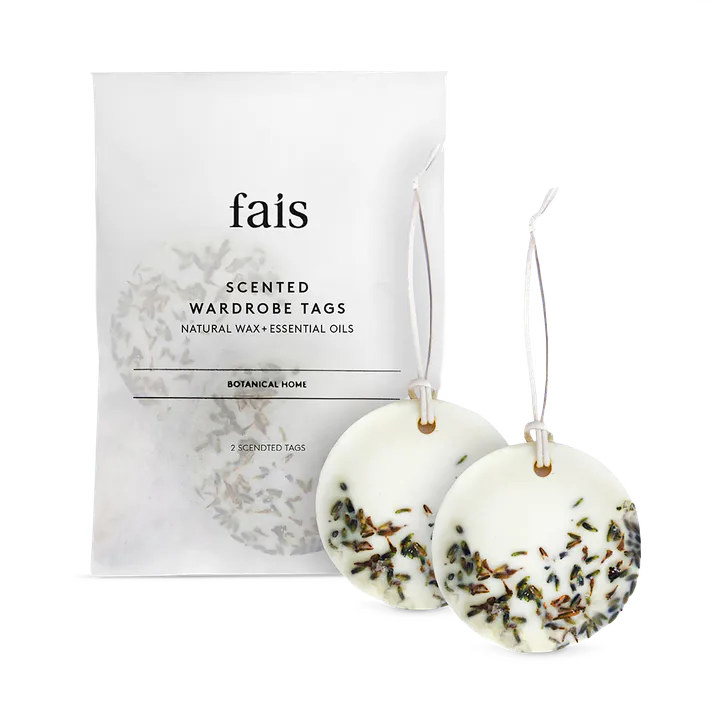 Fais Wardrobe Warrior Fragrance Tags Set of 2 - Lavender, Cedarwood & Rosemary