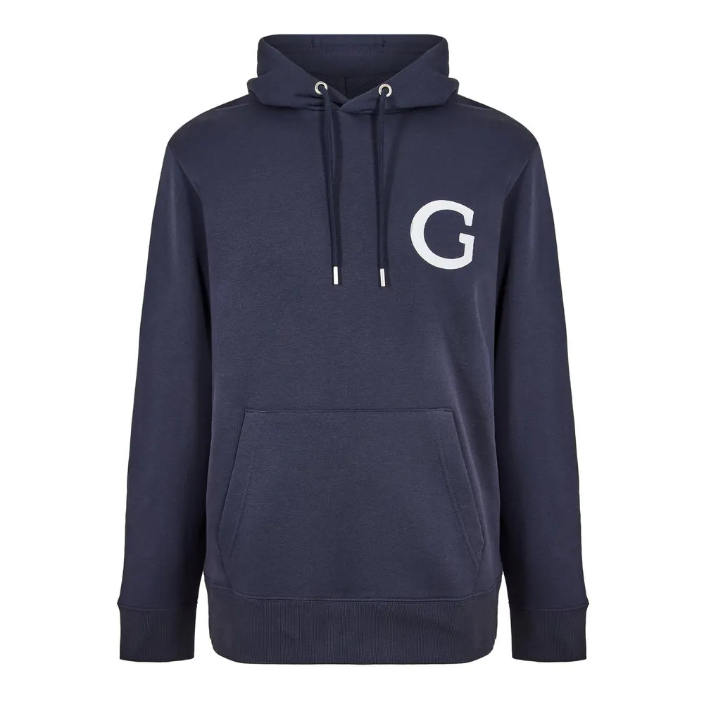 Gant Men's Overhead Hoodie in Evenng Blue 433 – Clothing