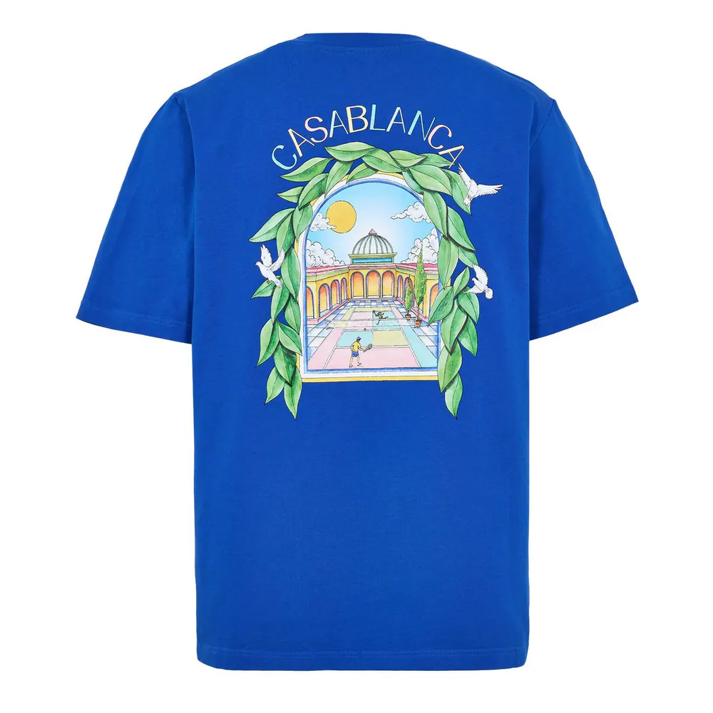 Casablanca Men's Graphic Cotton L'Arche Tennis Club T-Shirt