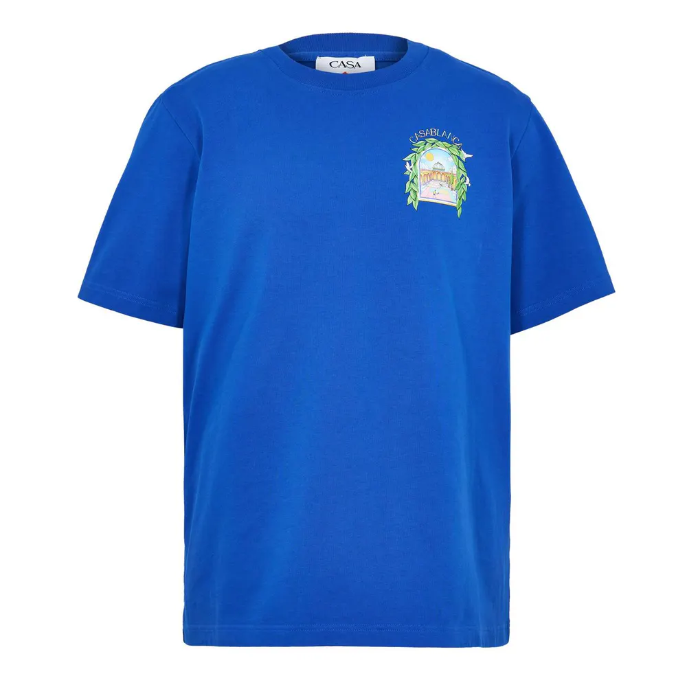 Casablanca Men's Graphic Cotton L'Arche Tennis Club T-Shirt detail 2