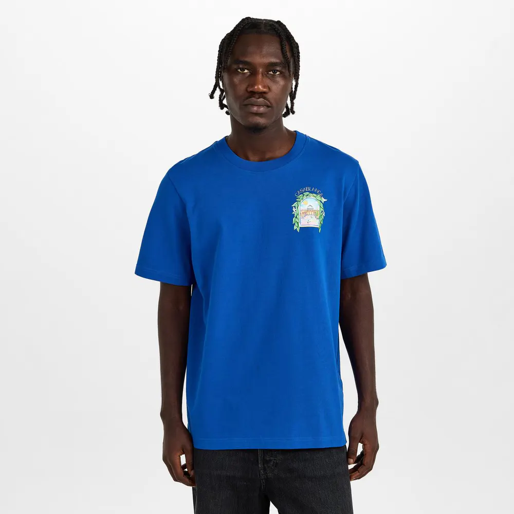 Casablanca Men's Graphic Cotton L'Arche Tennis Club T-Shirt detail 3