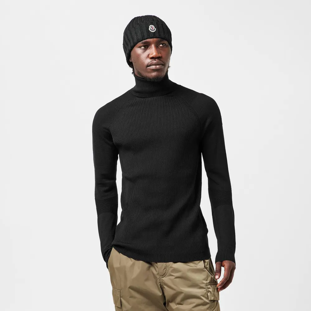 Moncler Grenoble Men's Grenoble Multi-Gauge Knit Tailored Fit Knitted Top detail 3