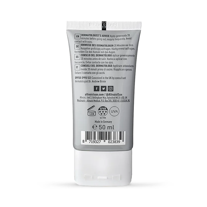 Altruist Face Fluid Sunscreen SPF50 50ml detail 3