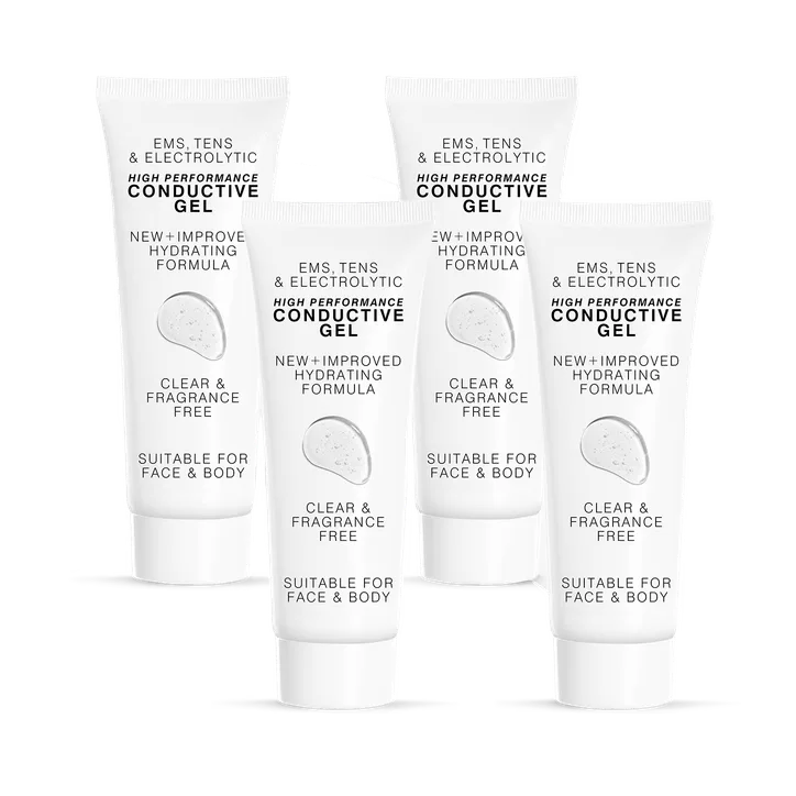 Rio EMS, TENS, Electrolytic and Micro-Current Toning Conductive Gel - 4 x 85ml Tubes
