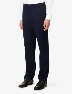 DUNHILL Tailored Straight-Leg Cotton Blend Chino Trousers - 32R detail 3