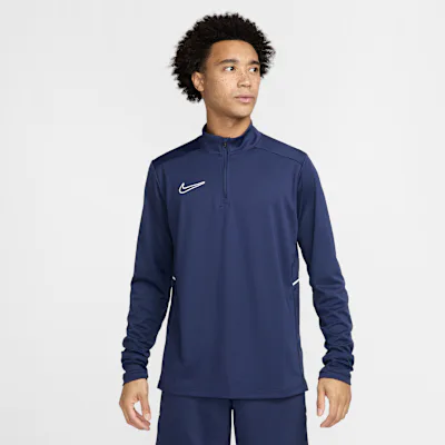 Nike Academy Men's Dri-FIT Football Drill Top - Midnight Navy/Midnight Navy/White