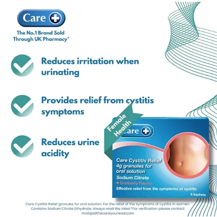 Care Cystitis Relief 4g Granules for Oral Solution detail 3