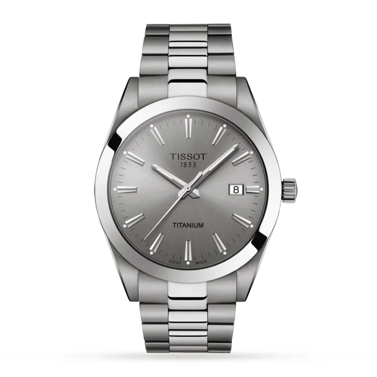 Tissot Gentleman 40mm Mens Watch Silver