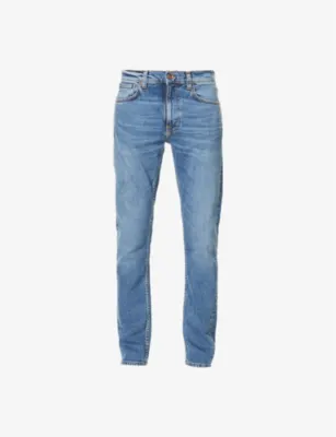 NUDIE JEANS Lean Dean slim-fit tapered jeans - 28/32 in Lost Orange – Mens | Jeans | Slim