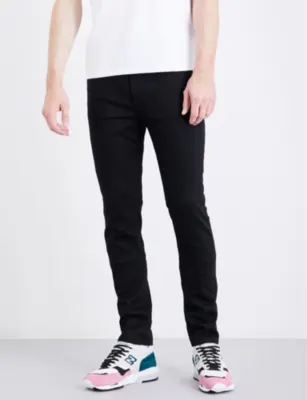 NUDIE JEANS Lean Dean slim-fit tapered jeans - 28/32 in Everblack – Mens | Jeans | Slim