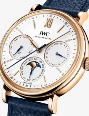 IWC Portofino Perpetual Calendar 18ct Gold Automatic Watch 40mm detail 2