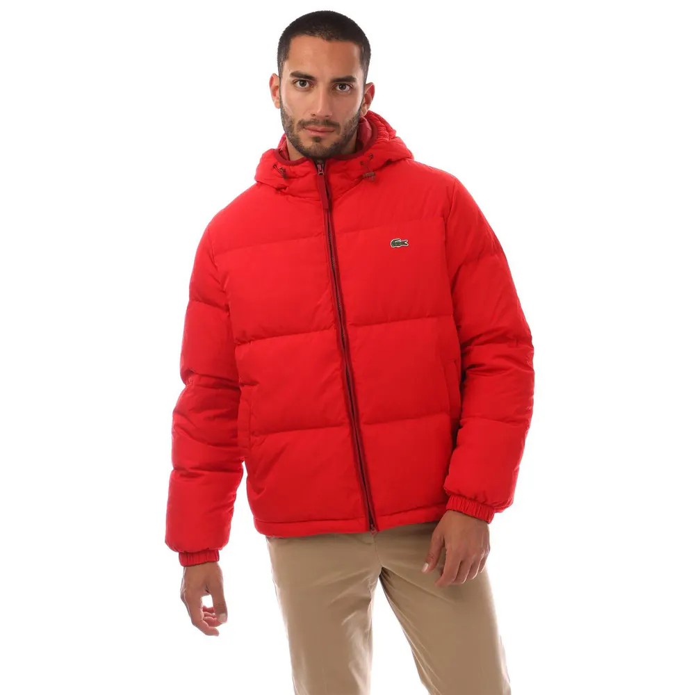Lacoste Men's Heavyweight Quilted Puffer Jacket