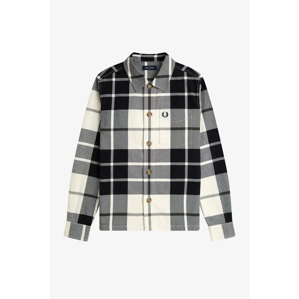 Fred Perry Men's Tartan Twill Overshirt