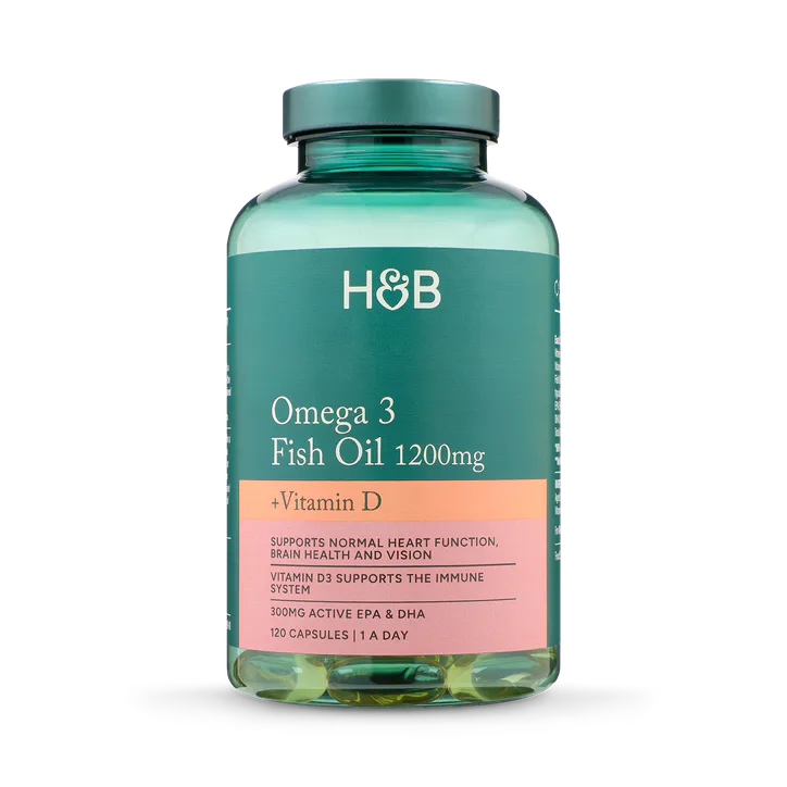 For Him Omega 3 Fish Oil + D3 1200mg 120 Capsules