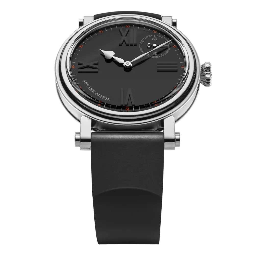 Speake-Marin Academic Black Tie 38mm Mens Watch Black in Black, additional product view 2