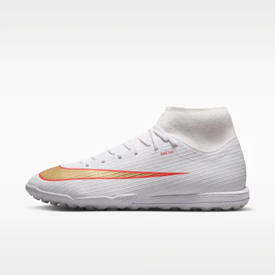 Nike Mercurial Superfly 11 Academy Turf High-Top Football Shoes - White/Bright Crimson/Blur