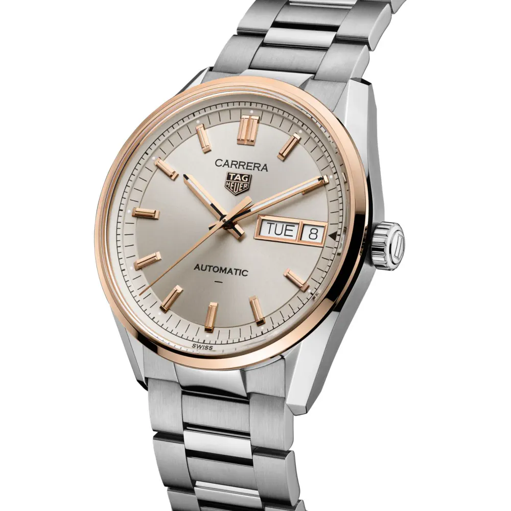 TAG Heuer Carrera Day-Date 41mm Mens Watch Champagne in Champagne, additional product view 2