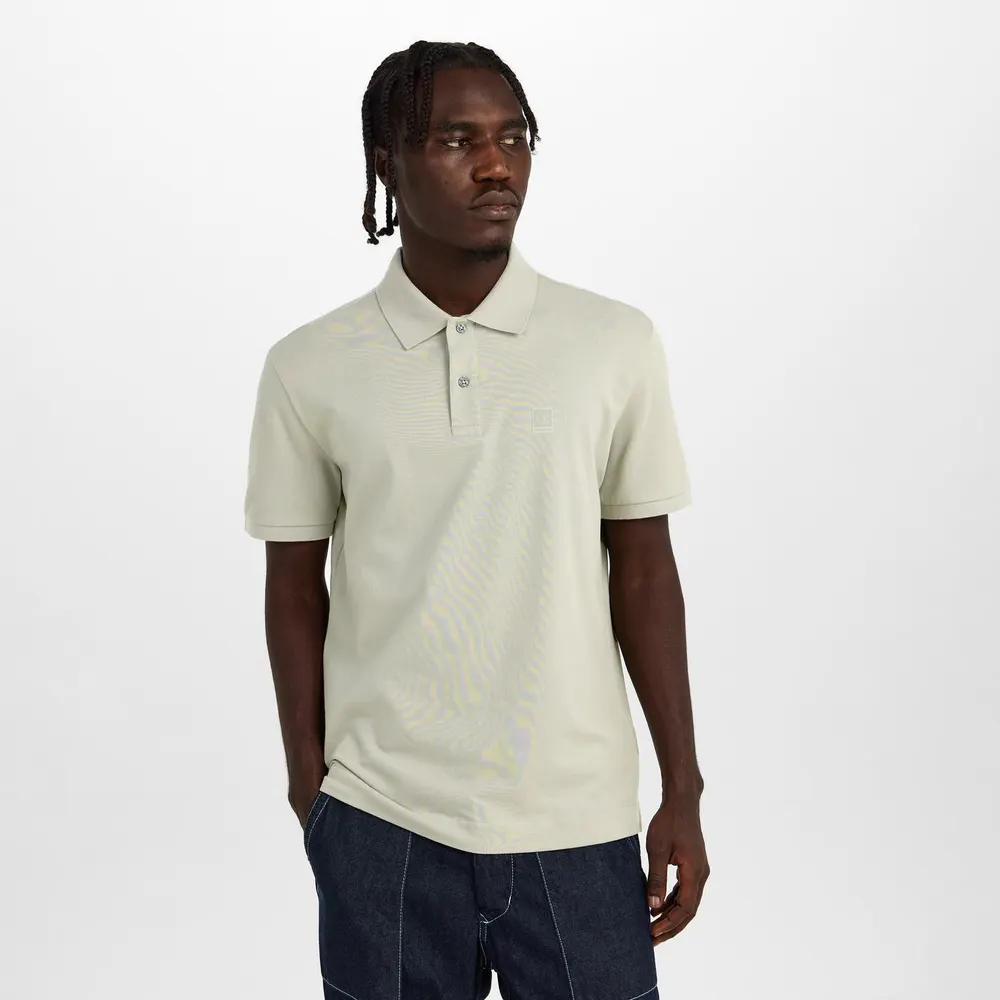 CP Company Metropolis Men's Tipped Short Sleeve Polo Shirt detail 3