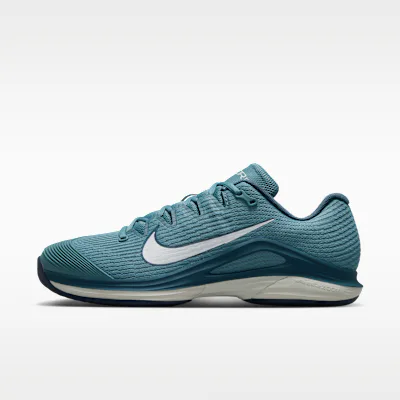 Nike Vapor 12 Men's Hard Court Tennis Shoes - Smoky Blue/Light Bone/New Slate/White