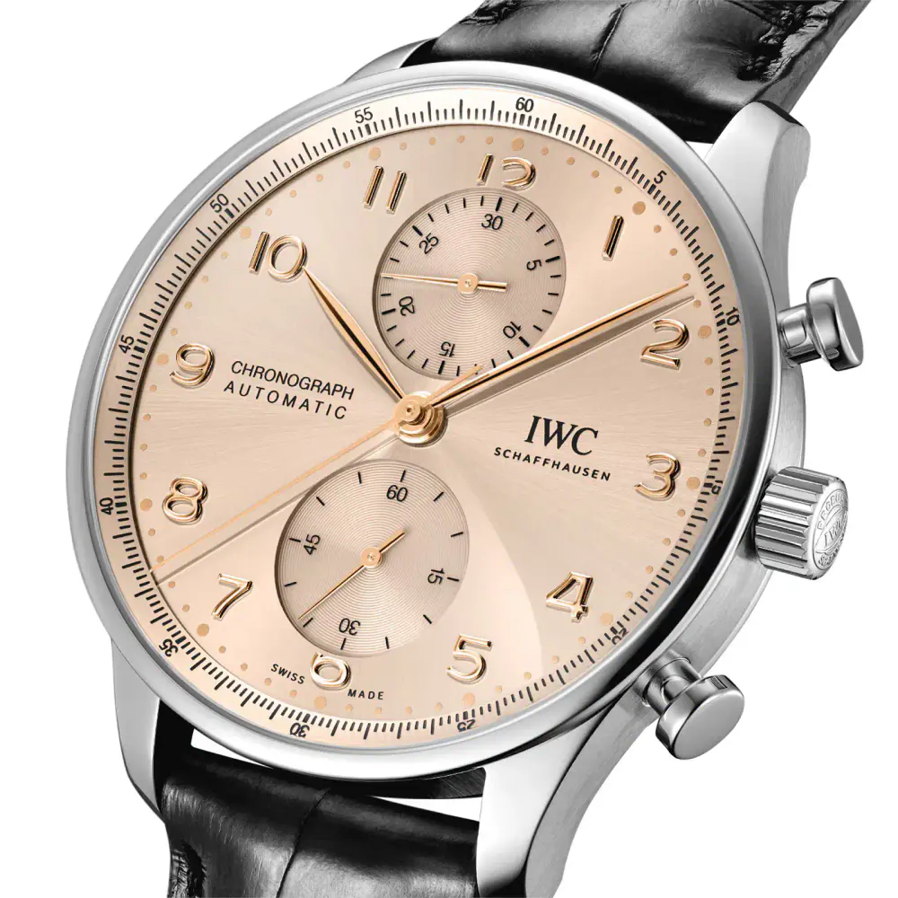 IWC Portugieser Chronograph 41 Dune detail 3