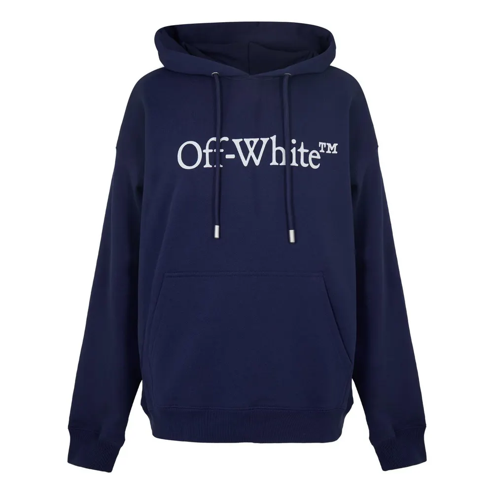 Off White Men's Big Bkish Skt Pull Over Hoodie