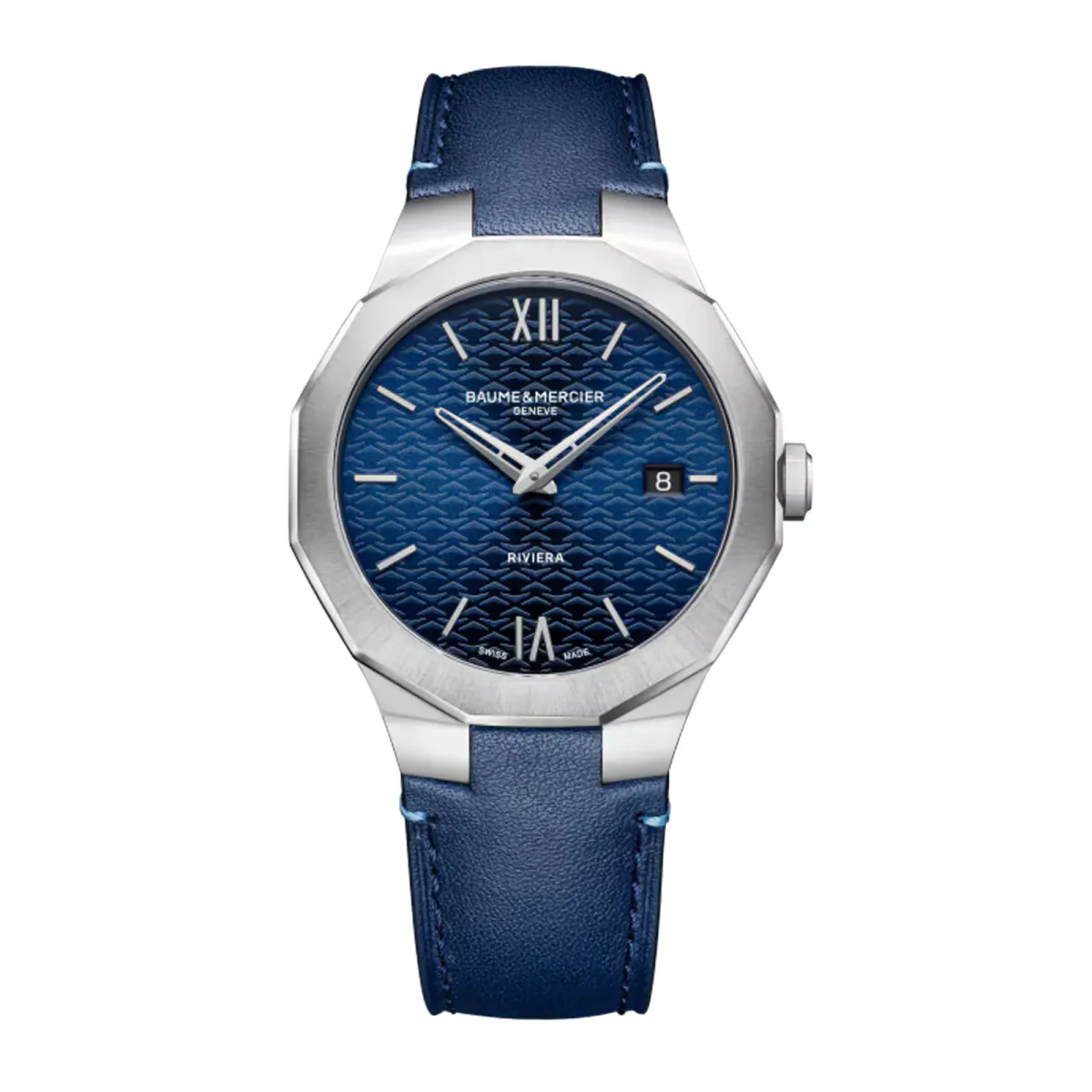 Baume & Mercier Riviera 39mm Mens Watch Blue