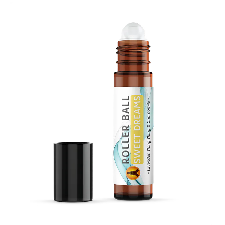 Aroma Energy Sweet Dreams - Sleep Roller Ball Pulse Point - Aromatherapy Roll On Essential Oil - 10ml