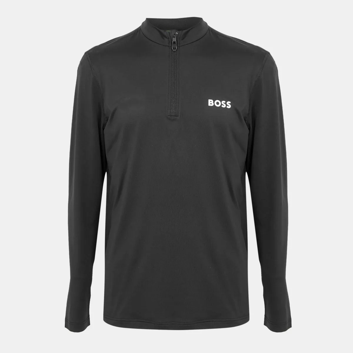 Boss Men's Green 1/4 Zip Performance Tracksuit Top