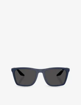 PRADA LINEA ROSSA PS B08S Square-Frame Acetate Sunglasses