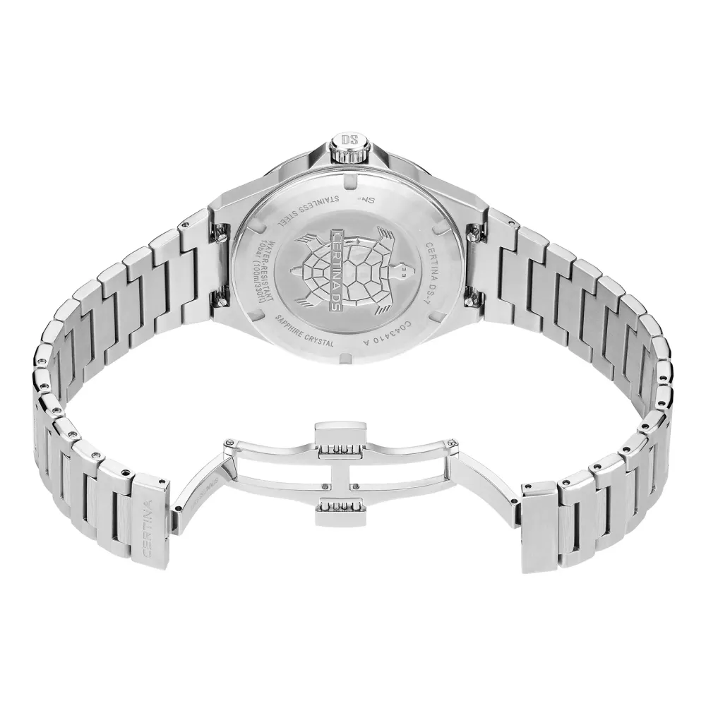 Certina DS-7 Quartz 39mm Unisex Watch Blue in Blue, additional product view 3