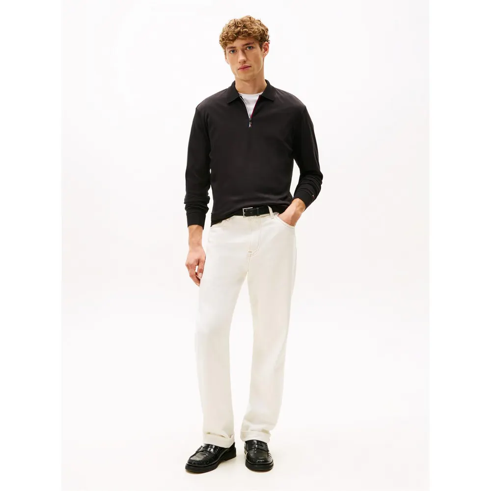 Tommy Hilfiger Men's Long Sleeve Polo Shirt detail 3