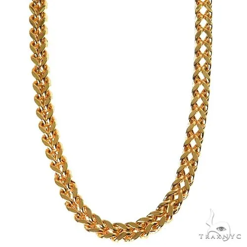 JALGAS - SKYLINE JEWELRY 14k Yellow Gold Franco Chain 26 Inches 3mm 65540 in Yellow – Chain