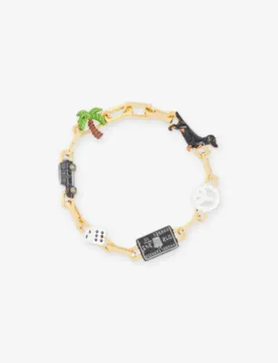 POUBEL West Coast 14ct Gold Vermeil Bracelet